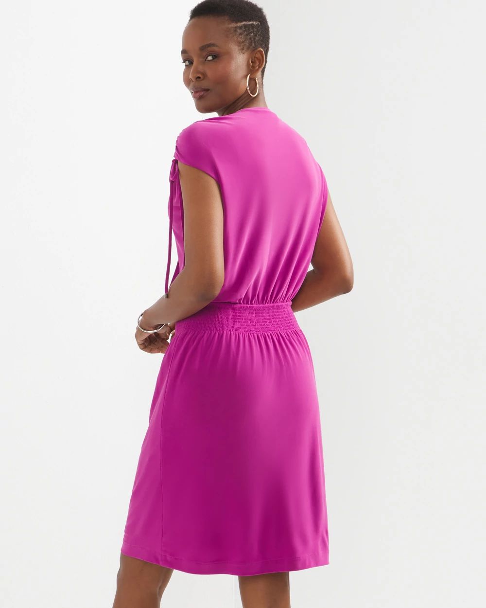 Tie Shoulder Mini Dress
